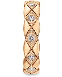 CHANEL - And Diamond Coco Crush Single Earring - Lyst