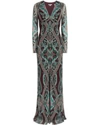 Veronica Beard - Silk Paisley Daciana Maxi Dress - Lyst