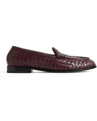 Bottega Veneta - Lambskin Silenzio Loafers - Lyst