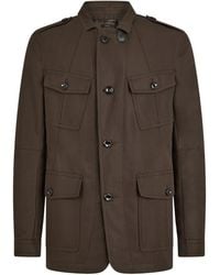 Tom Ford - Cotton-Blend Military Jacket - Lyst