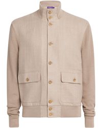 Ralph Lauren - Silk-Cotton Herringbone Hybrid Jacket - Lyst