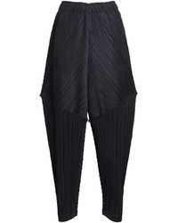 Pleats Please Issey Miyake - Thicker Bottoms 2 Trousers - Lyst