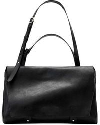 AllSaints - Leather Joan Satchel - Lyst
