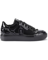 Kurt Geiger - Patent Leather Southbank Tag Sneakers - Lyst