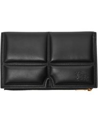 Burberry - Large Leather Snip Wallet - Lyst