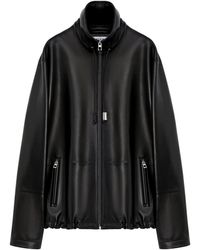 Loewe - Leather Track Jacket - Lyst