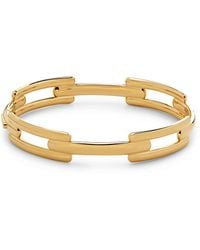 Monica Vinader - Vermeil Signature Link Bangle - Lyst