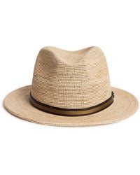 Borsalino - Raffia Crocheted Argentina Hat - Lyst