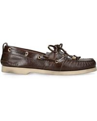 Golden Goose - Leather Boat Shoes - Lyst