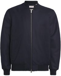 Agnona - Cashmere-Silk Twill Bomber Jacket - Lyst