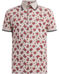 Vivienne Westwood - Cotton Floral Print Polo Shirt - Lyst