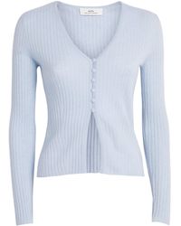 arch4 - Cashmere Ribbed New Cami Cardigan - Lyst