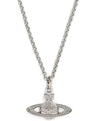 Vivienne Westwood - Mini Bas Relief Orb Necklace - Lyst