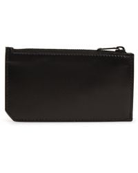 Saint Laurent - Leather Fragments Monogram Card Holder - Lyst