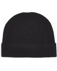 Sunspel - Cashmere Ribbed Beanie - Lyst