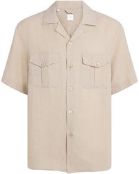 Eleventy - Linen Bowling Shirt - Lyst