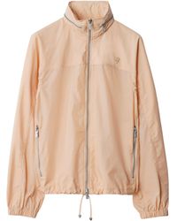 Burberry - B Shield-Plaque Windbreaker Jacket - Lyst