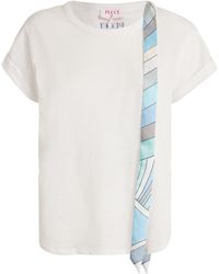 Emilio Pucci - Cotton Marmo Print T-Shirt - Lyst