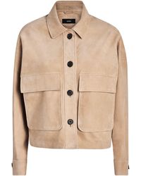 Arma - Suede Judy Bomber Jacket - Lyst