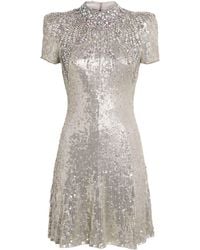 Jenny Packham - Sequin-Embellished Tala Mini Dress - Lyst