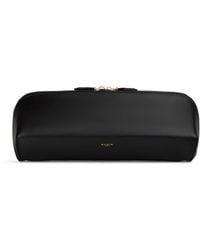 Alaïa - Leather Delta Clutch Bag - Lyst