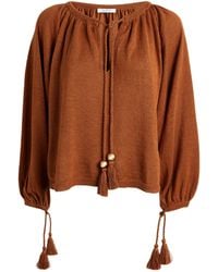 Max Mara - Linen Quirite Sweater Blouse - Lyst
