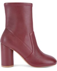 Kurt Geiger - Leather Langley Round Ankle Boots 90 - Lyst