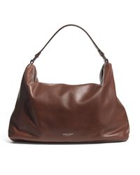 Giorgio Armani - Leather Cross-Body Holdall - Lyst