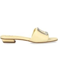 Roger Vivier - Leather Belle Vivier Mules 20 - Lyst