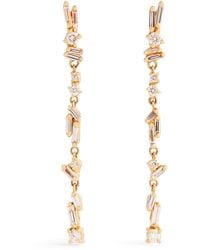 Suzanne Kalan - And Diamond Classic Sparkler Drop Earrings - Lyst