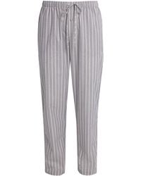 Hanro - Cotton Stripe Night & Day Lounge Trousers - Lyst