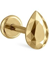 Maria Tash - Faceted Pear Threaded Stud Earring - Lyst