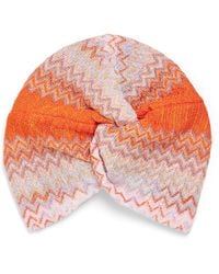 Missoni - Knot-Front Zigzag Turban - Lyst