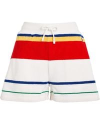 Polo Ralph Lauren - French Terry Striped Shorts - Lyst
