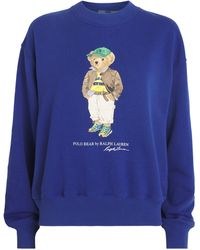 Polo Ralph Lauren - Cotton-Blend Polo Bear Sweatshirt - Lyst