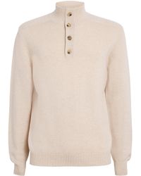 Harrods - Cashmere Button-Down Sweater - Lyst