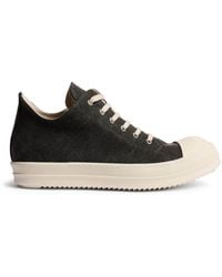 Rick Owens - Canvas Low-Top Sneakers - Lyst