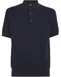 Brioni - Cotton-Silk-Cashmere Polo Shirt - Lyst