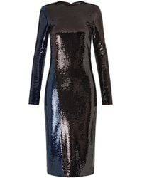 Tom Ford - Sequined Asymmetrical Midi Dress - Lyst