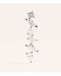 Rosa De La Cruz - And Diamond Cascade C Single Earring - Lyst
