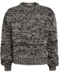 Lemaire - Wool-Blend Melange Sweater - Lyst