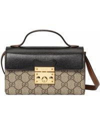 Gucci - Mini Gg Supreme Padlock Shoulder Bag - Lyst