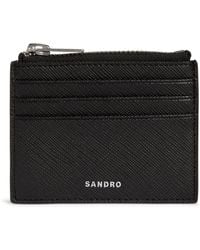 Sandro - Leather Card Holder - Lyst