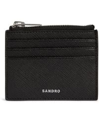 Sandro - Leather Card Holder - Lyst