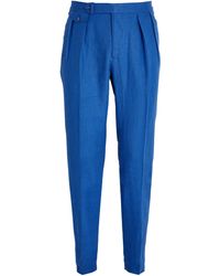 Polo Ralph Lauren - Linen Tailored Trousers - Lyst