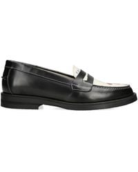 Duke & Dexter - Leather Cherry Wilde Penny Loafers - Lyst