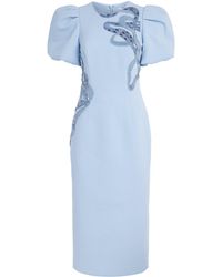 Rebecca Vallance - Embellished Aylin Midi Dress - Lyst