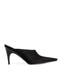 Balenciaga - Suede Duchesse Mules 90 - Lyst