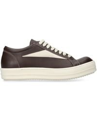 Rick Owens - Leather Vintage Low-Top Sneakers - Lyst