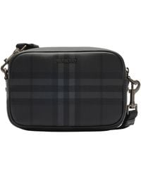 Burberry - Mini City Check Cross-Body Bag - Lyst
